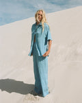 Billabong Laura Elastic Waist Pants - Blue Drift