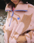 Billabong A/Div Barra Half Zip Sherpa Fleece - Rose Brown