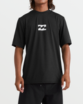 Billabong All Day Wave Short Sleeve Rashguard - Black