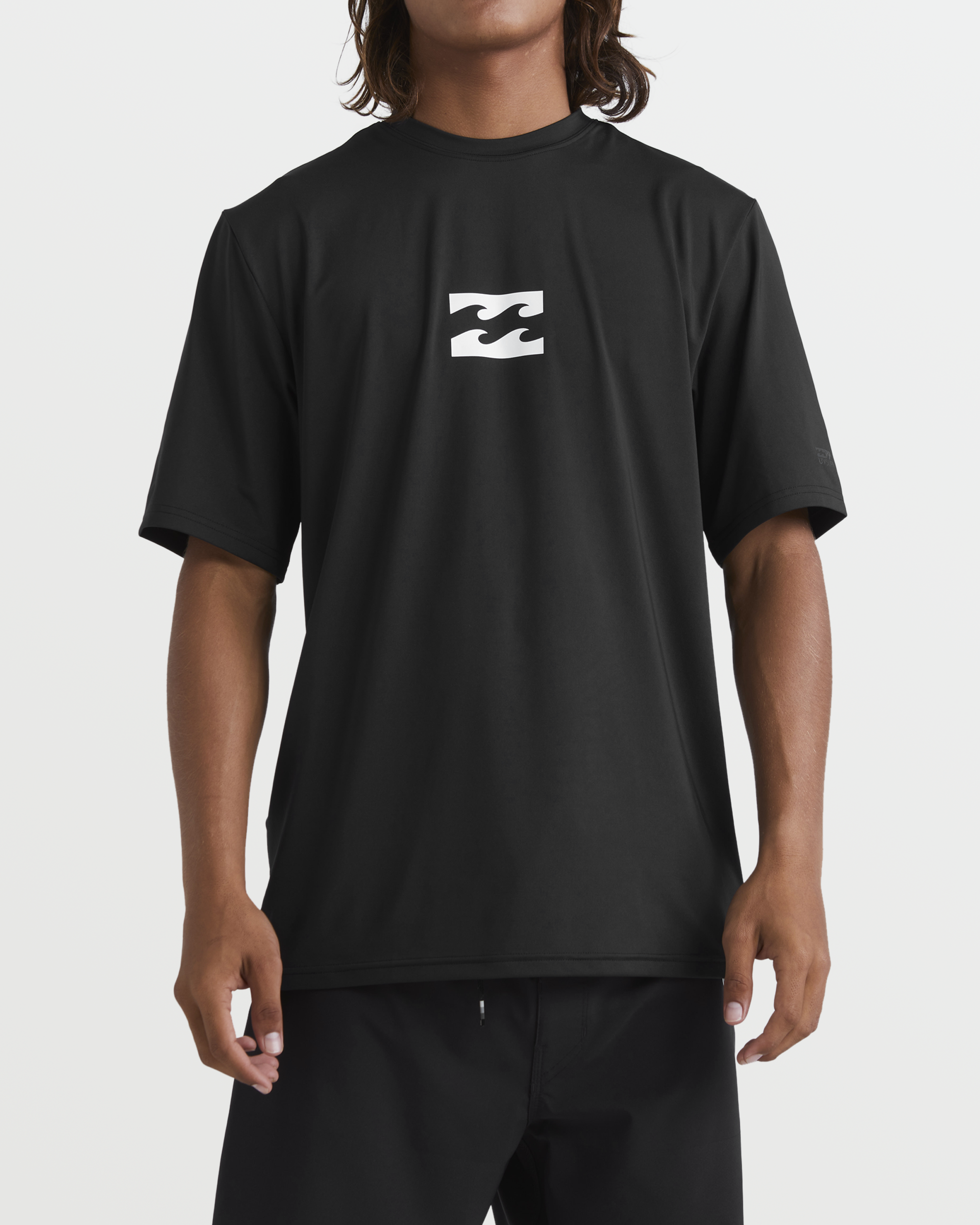 Billabong All Day Wave Short Sleeve Rashguard - Black