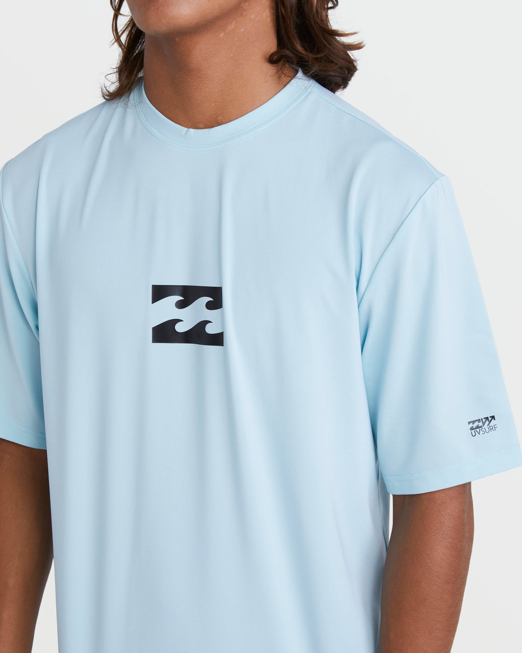 Billabong All Day Wave Short Sleeve Rashguard - Coastal Blue