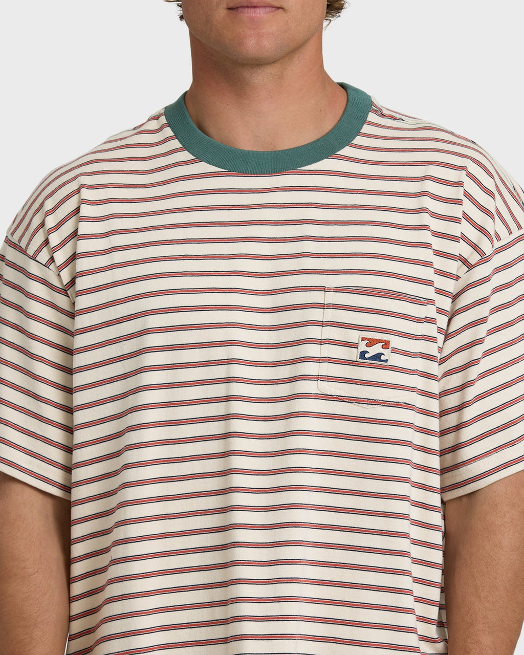 Billabong Baxter Crew Short Sleeve T-Shirt - Oatmeal