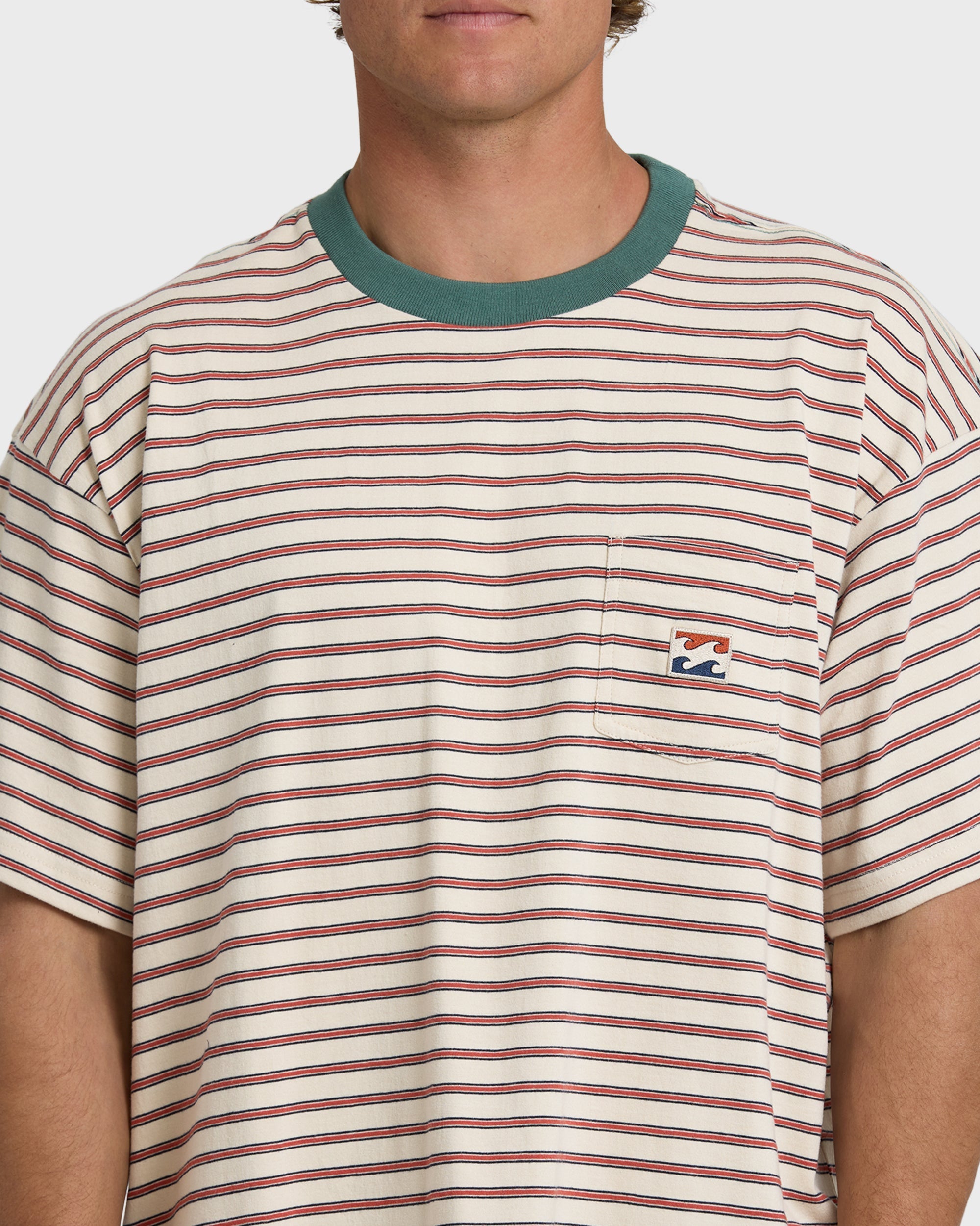 Billabong Baxter Crew Short Sleeve T-Shirt - Oatmeal