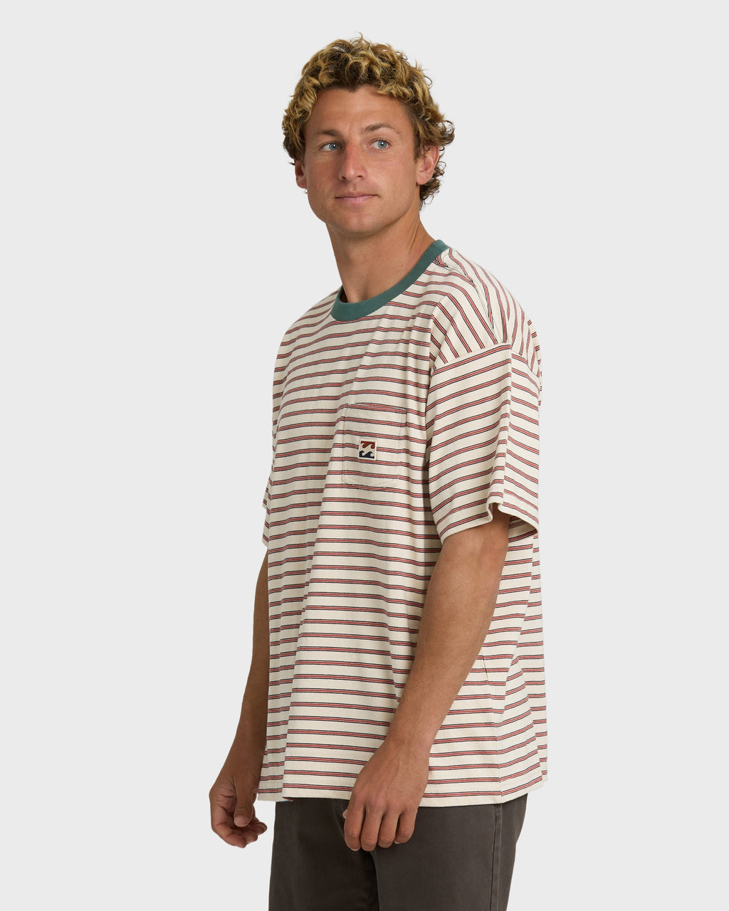 Billabong Baxter Crew Short Sleeve T-Shirt - Oatmeal