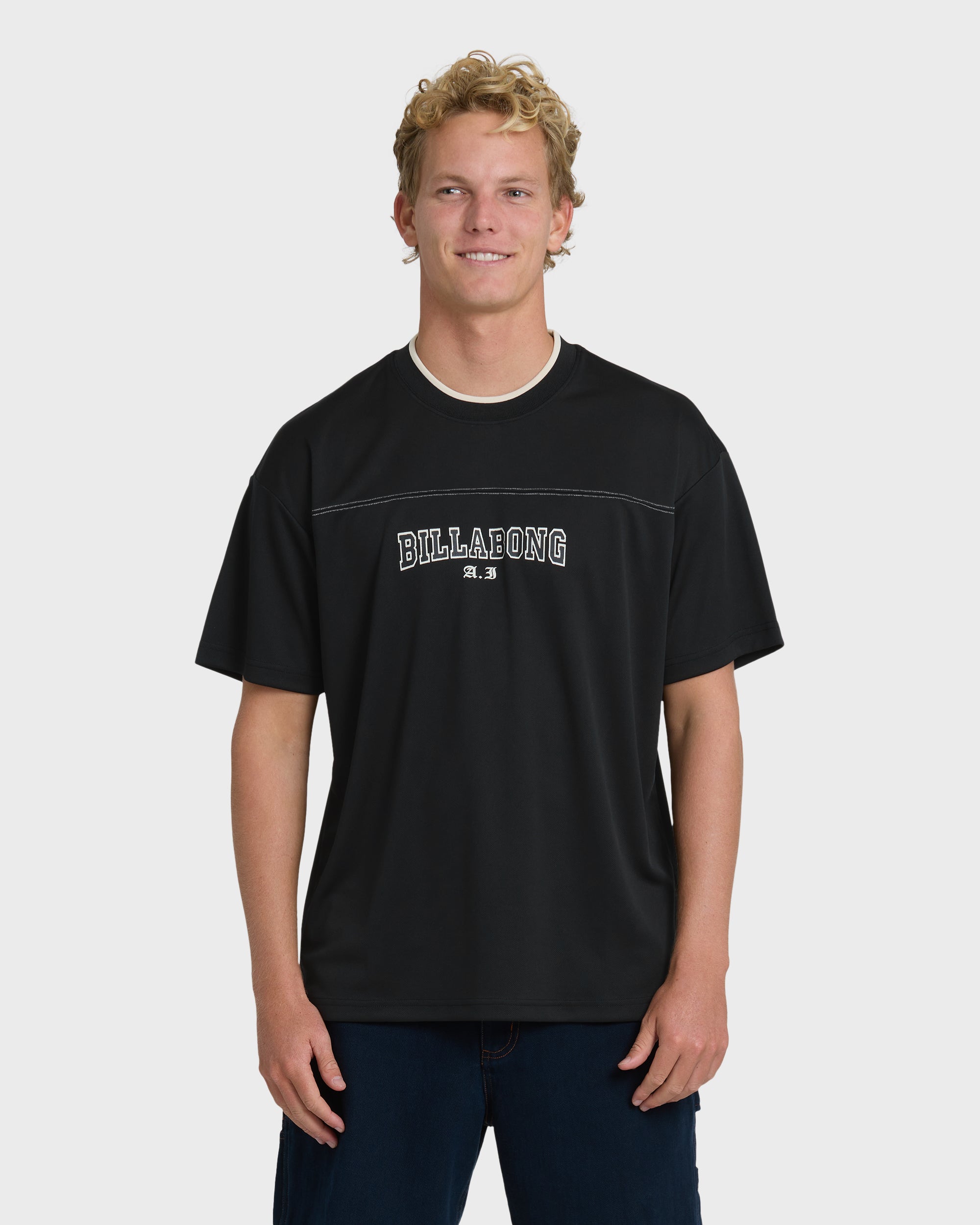 Billabong A.I. Mesh Jersey Short Sleeve T-Shirt - Black