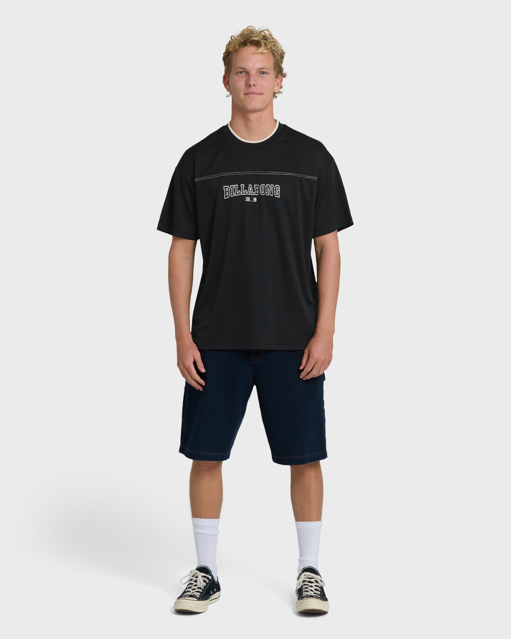 Billabong A.I. Mesh Jersey Short Sleeve T-Shirt - Black