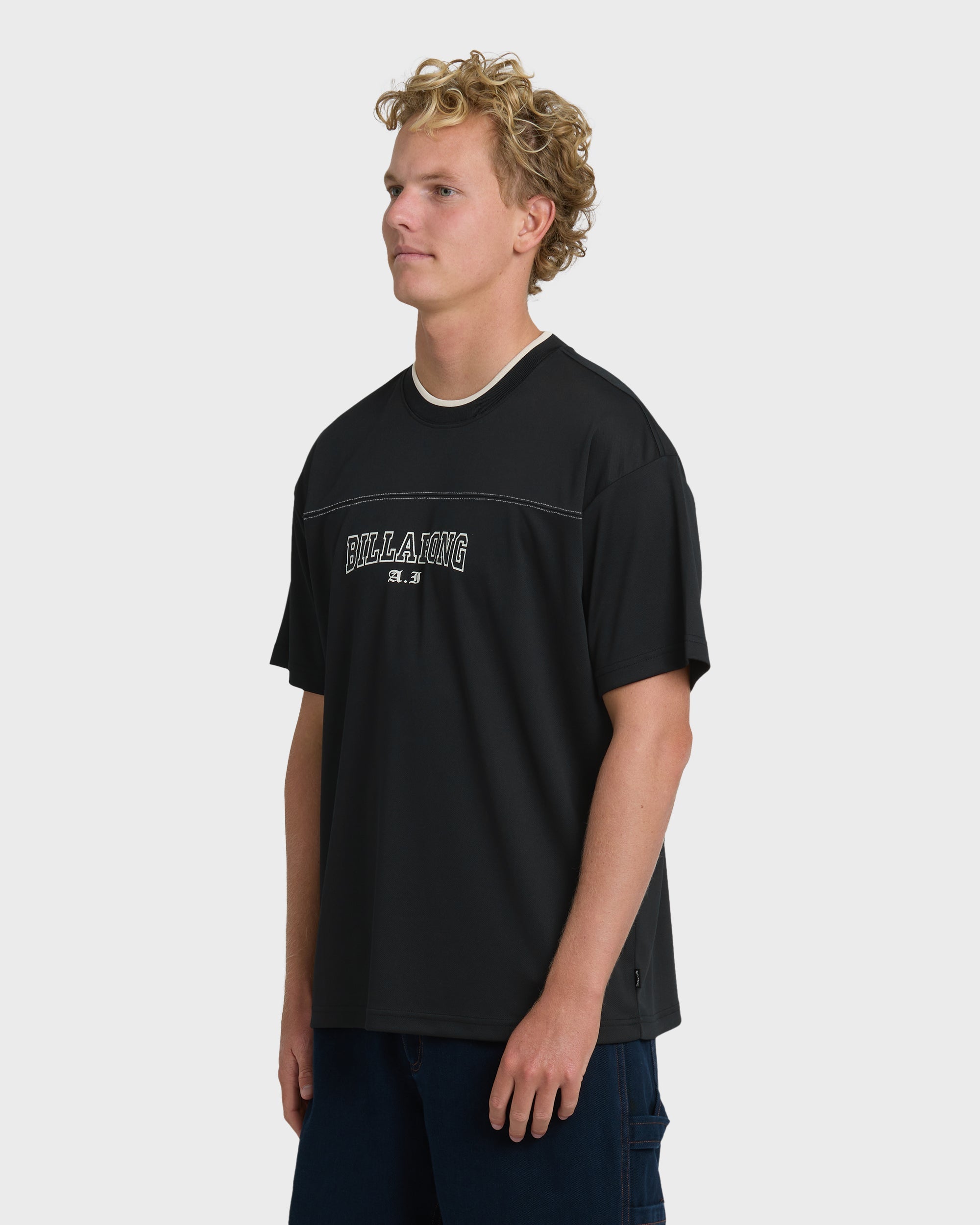 Billabong A.I. Mesh Jersey Short Sleeve T-Shirt - Black