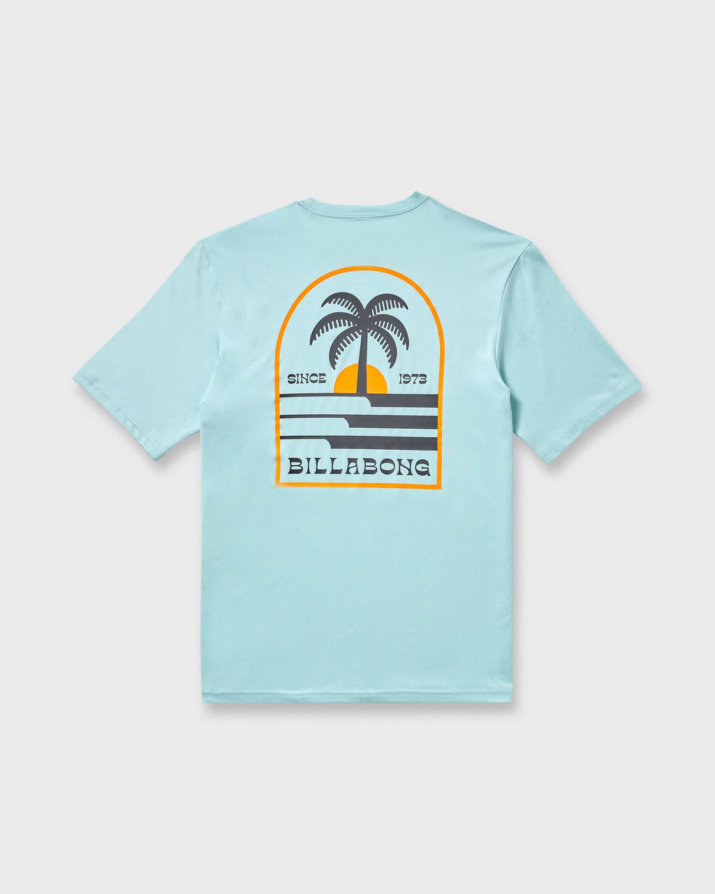 Billabong Portal Loose Fit Short Sleeve Surf Short Sleeve T-Shirt - Light Blue Heather