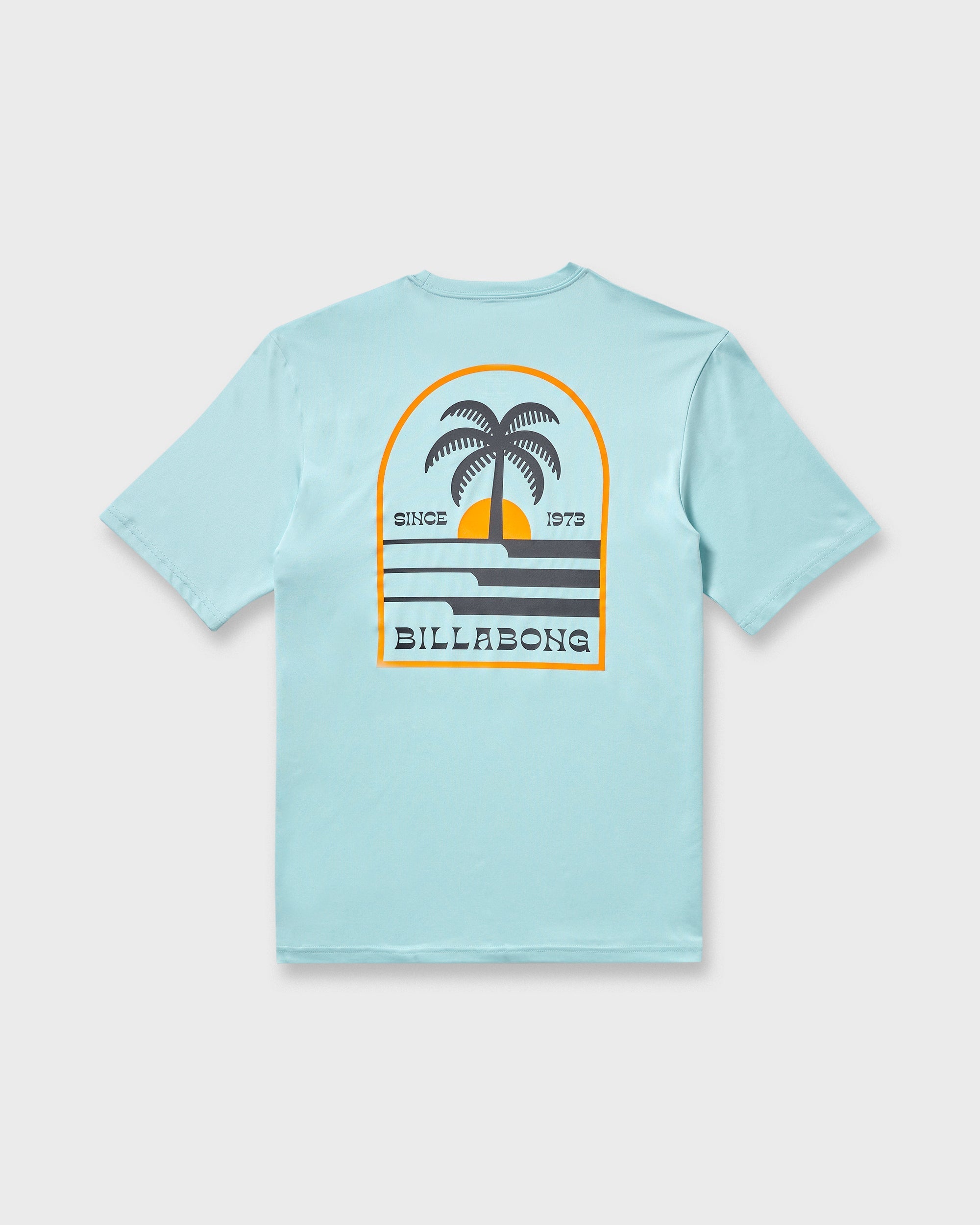 Billabong Portal Loose Fit Short Sleeve Surf Short Sleeve T-Shirt - Light Blue Heather