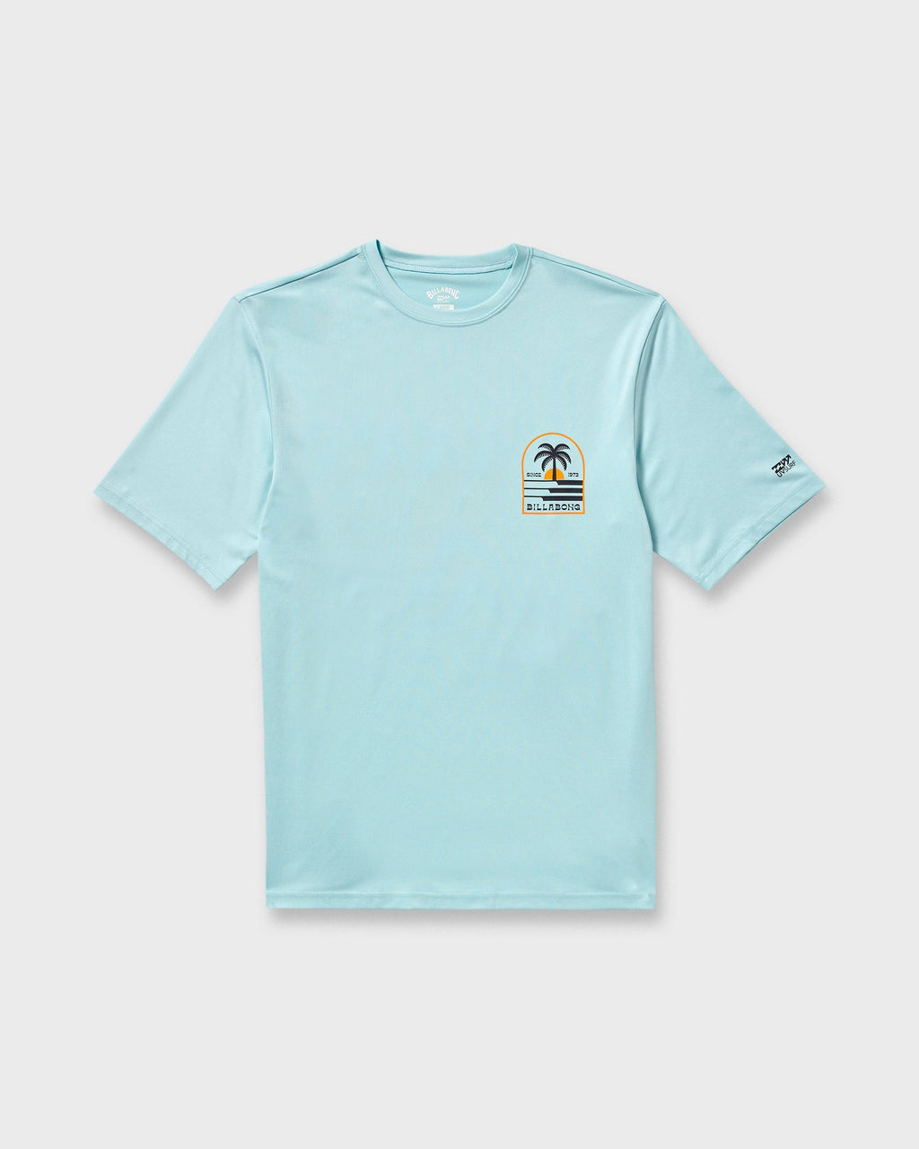 Billabong Portal Loose Fit Short Sleeve Surf Short Sleeve T-Shirt - Light Blue Heather