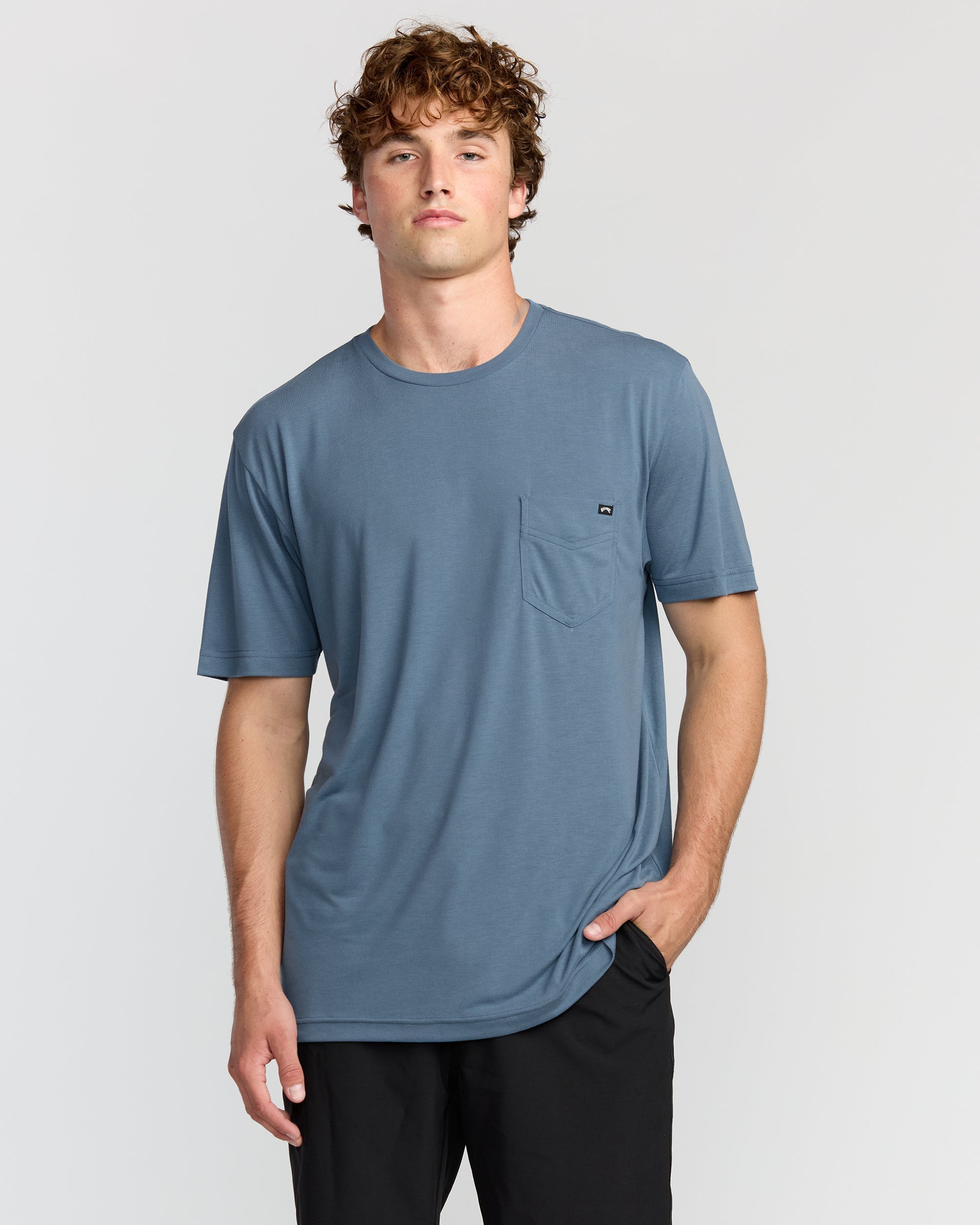 Billabong Eclipse Short Sleeve T-Shirt - Steel Blue