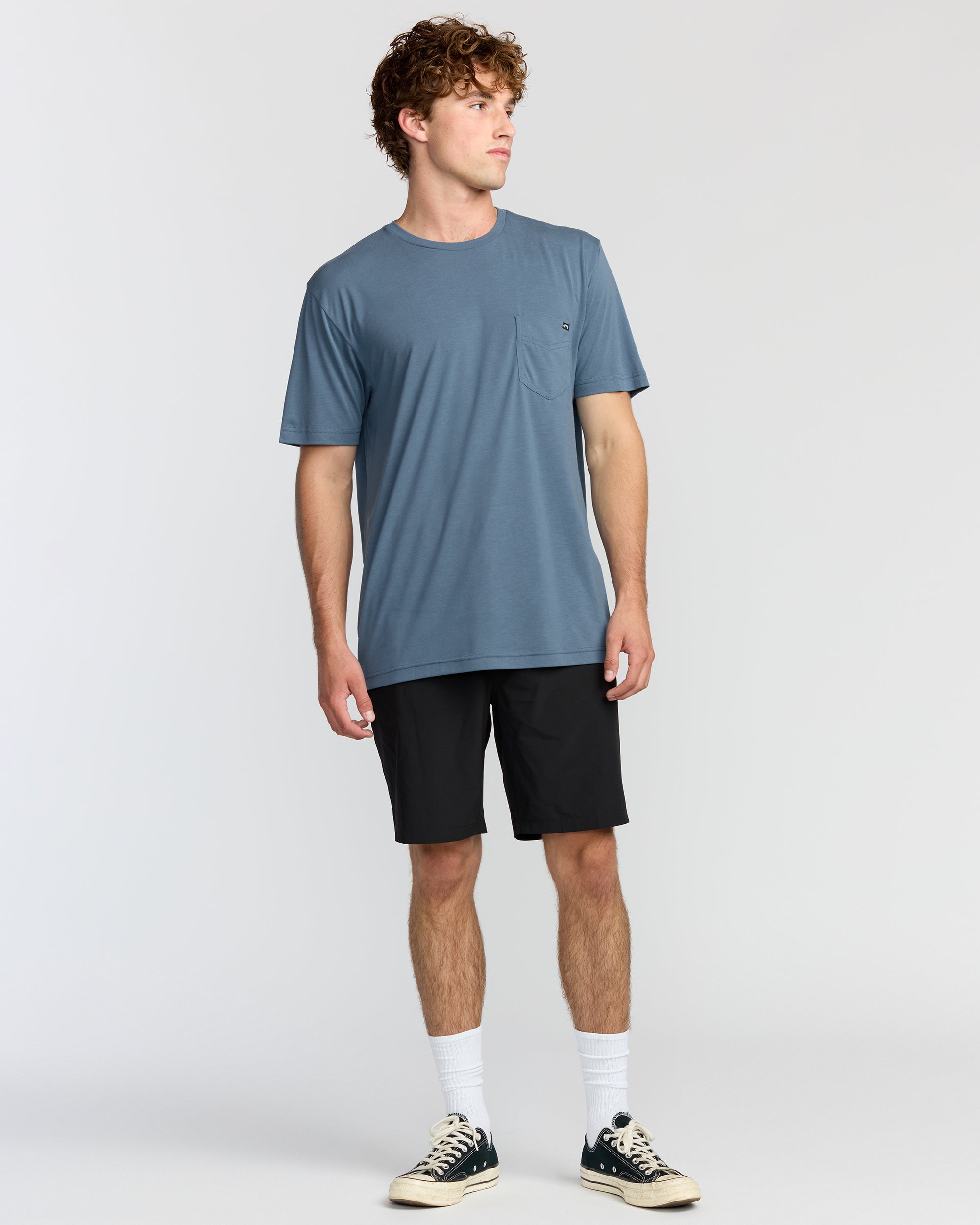 Billabong Eclipse Short Sleeve T-Shirt - Steel Blue