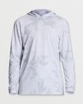 Billabong Arch Mesh Long Sleeve Hooded Surf Tee - White Camo