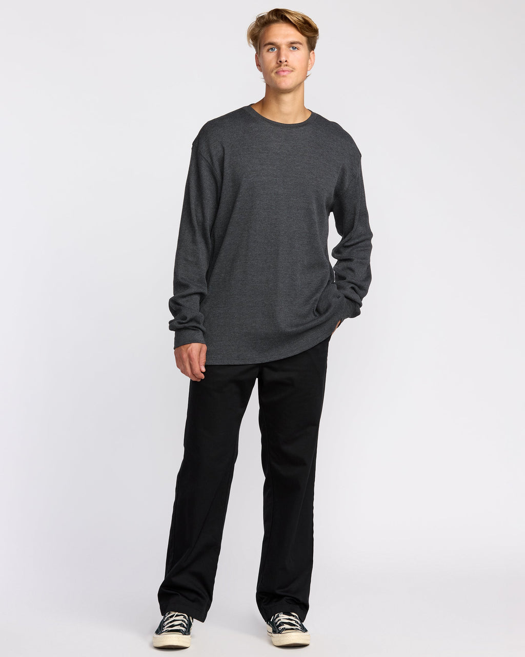 Billabong Essential Thermal Top - Black Heather