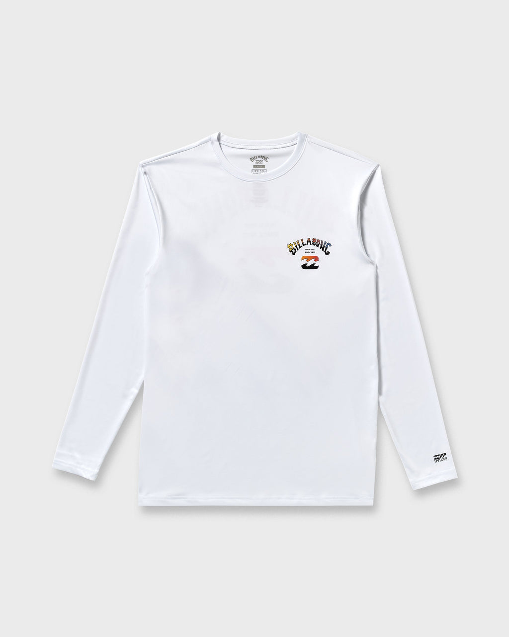 Billabong Arch Fade Loose Fit Long Sleeve Surf T-Shirt - White