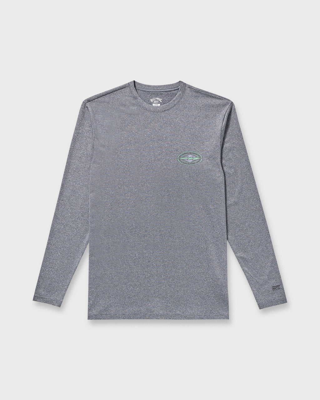 Billabong Diamond Vision Loose Fit Long Sleeve Surf T-Shirt - Grey Htr