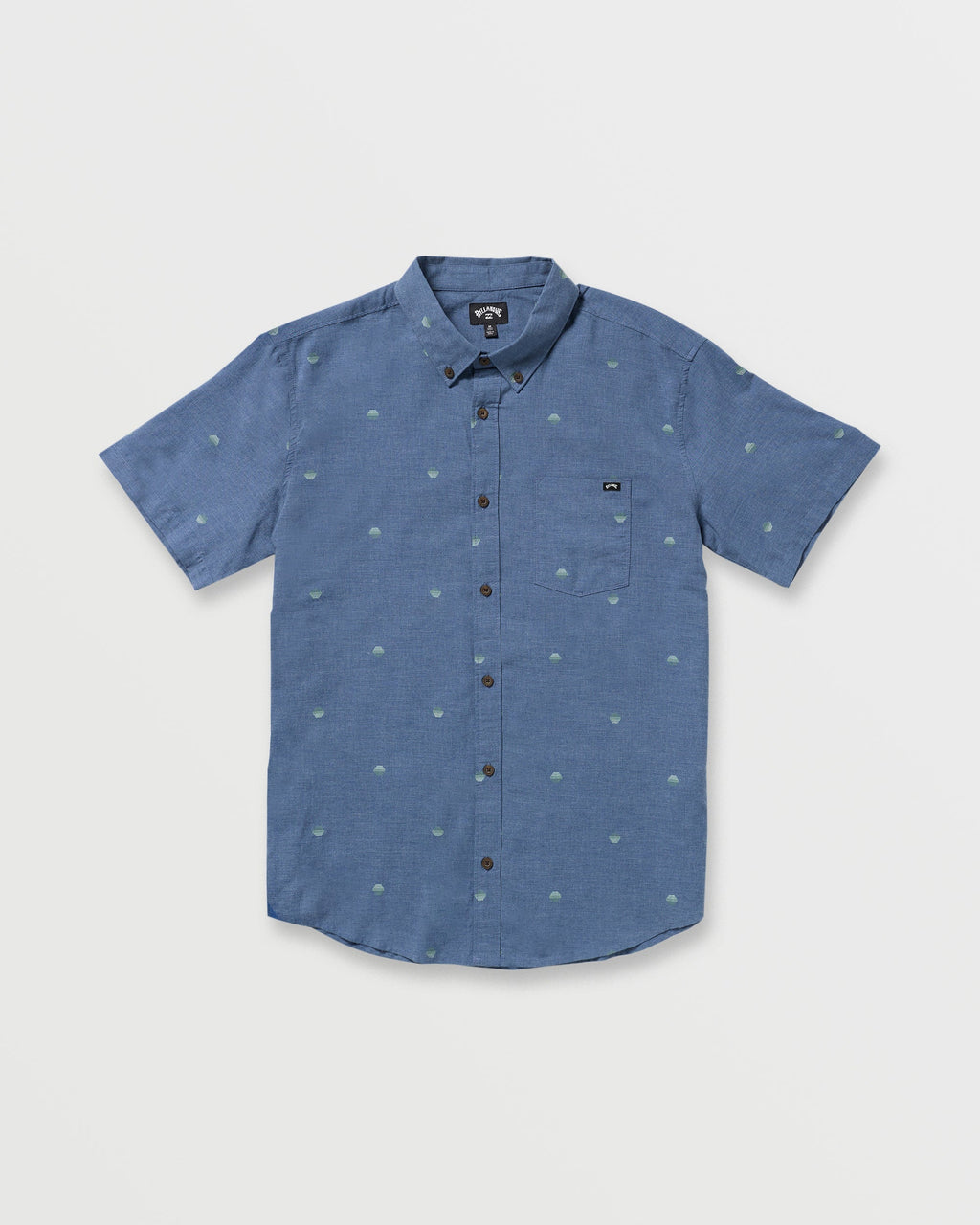 Billabong All Day Jacquard Short Sleeve Shirt - Deep Blue