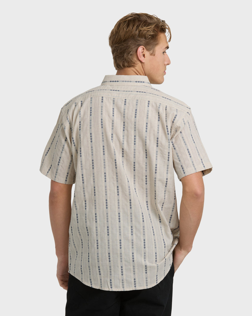 Billabong All Day Jacquard Short Sleeve Shirt - Stone