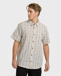 Billabong All Day Jacquard Short Sleeve Shirt - Stone