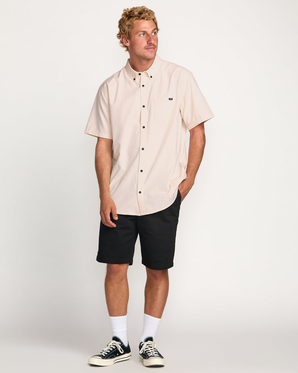 Billabong All Day Short Sleeve Shirt - Coral Haze