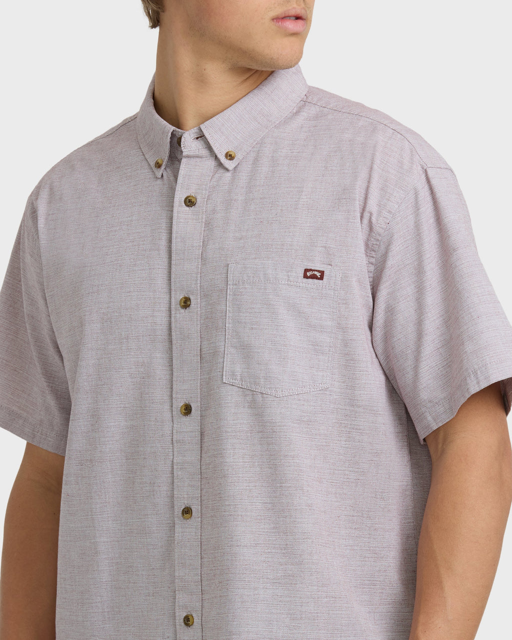Billabong All Day Short Sleeve Shirt - Plum