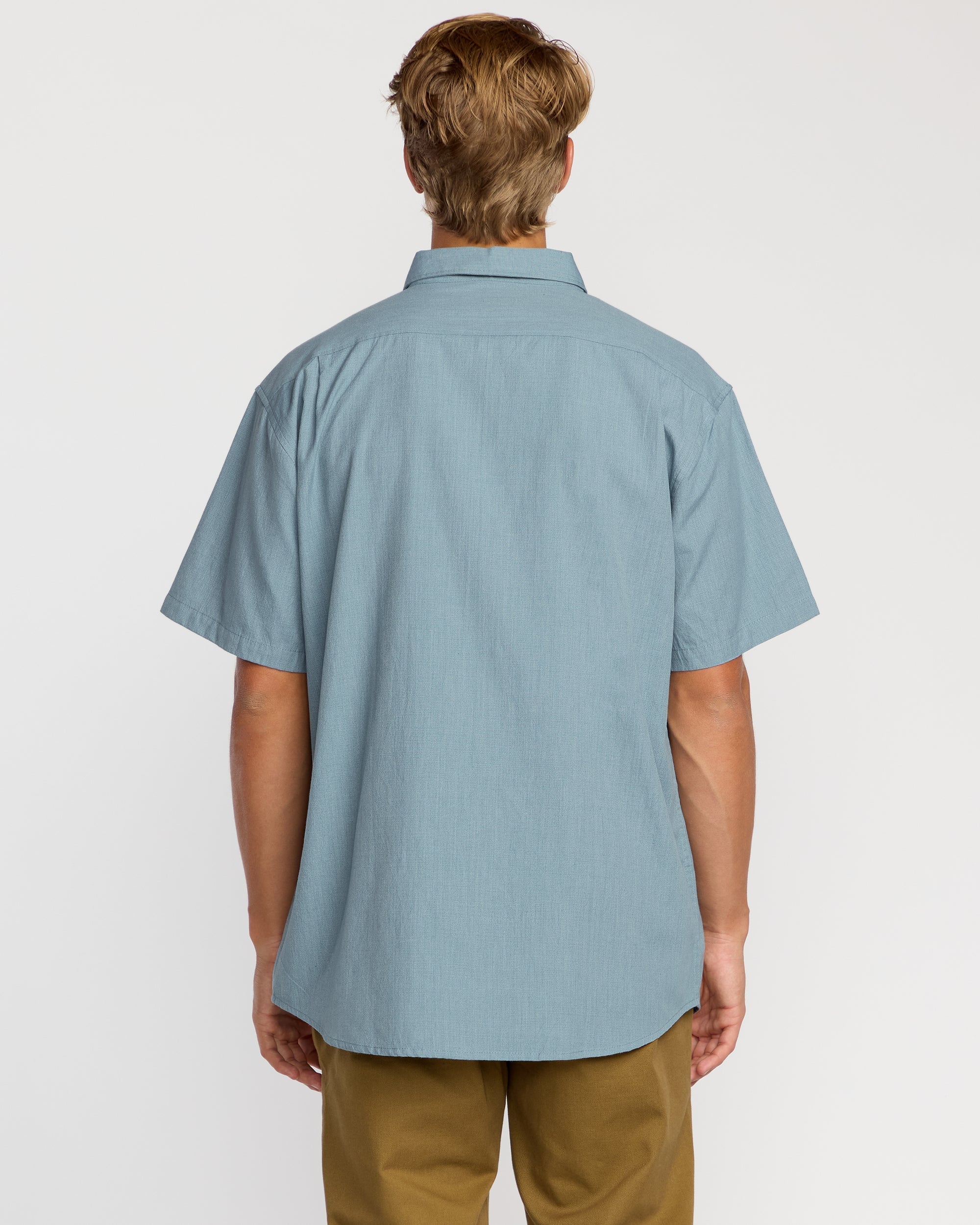 Billabong All Day Short Sleeve Shirt - Steel Blue