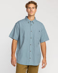 Billabong All Day Short Sleeve Shirt - Steel Blue