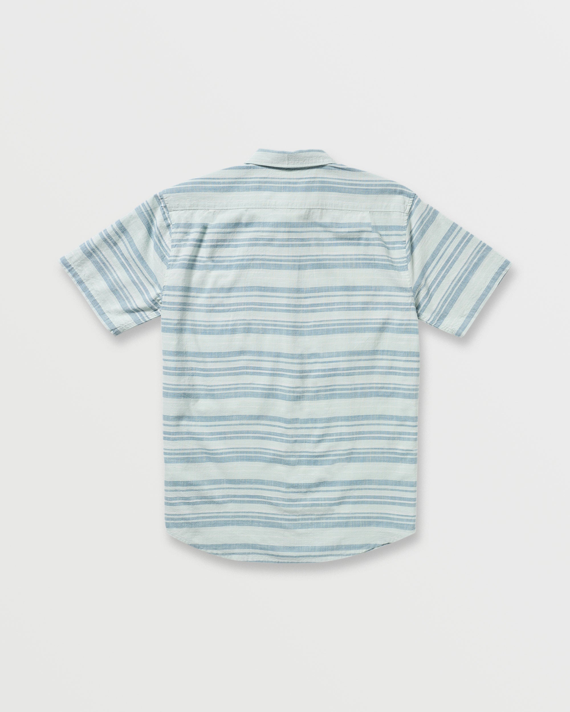 Billabong All Day Stripe Short Sleeve Shirt - Ash Blue