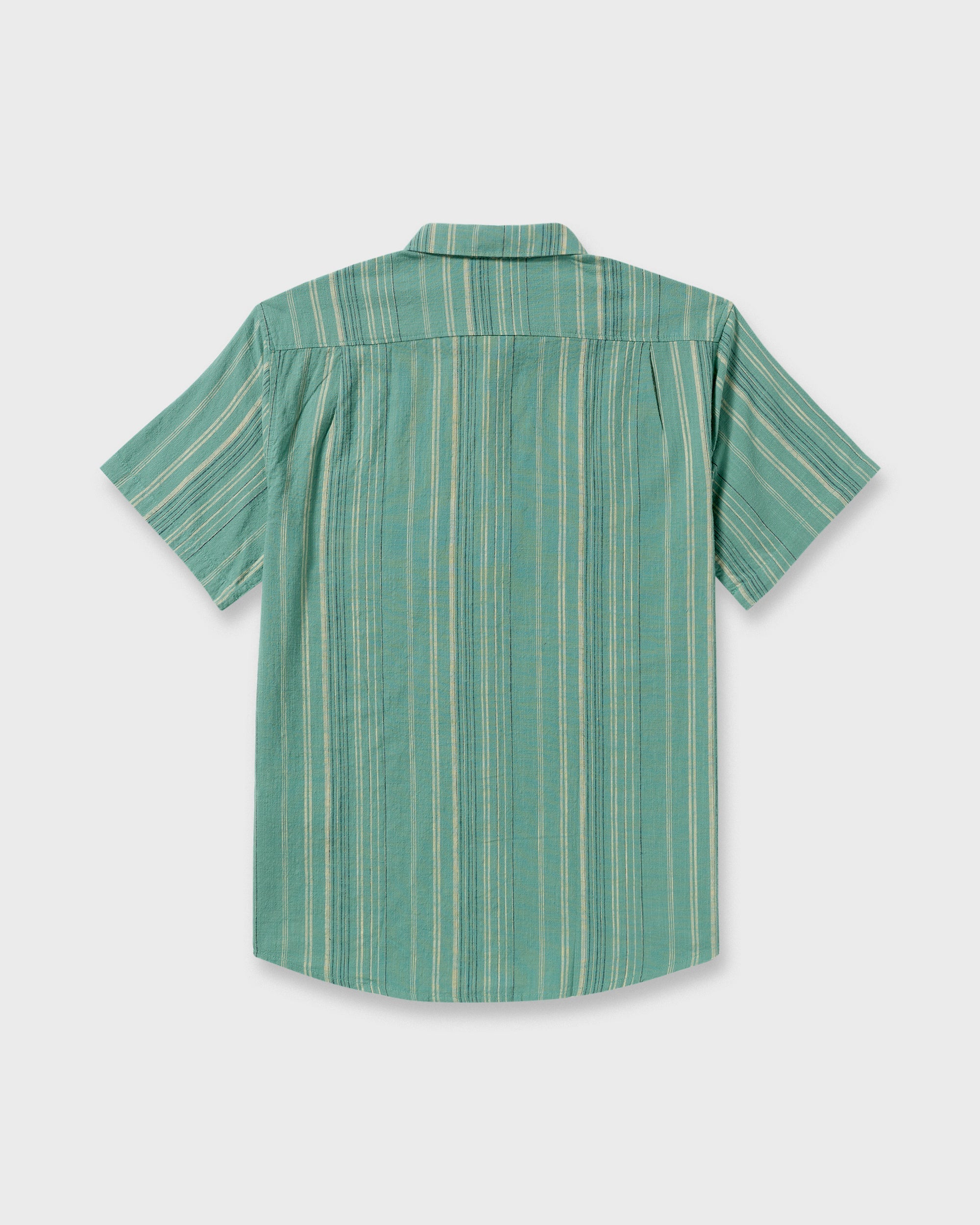 Billabong All Day Stripe Short Sleeve Shirt - Sage Green