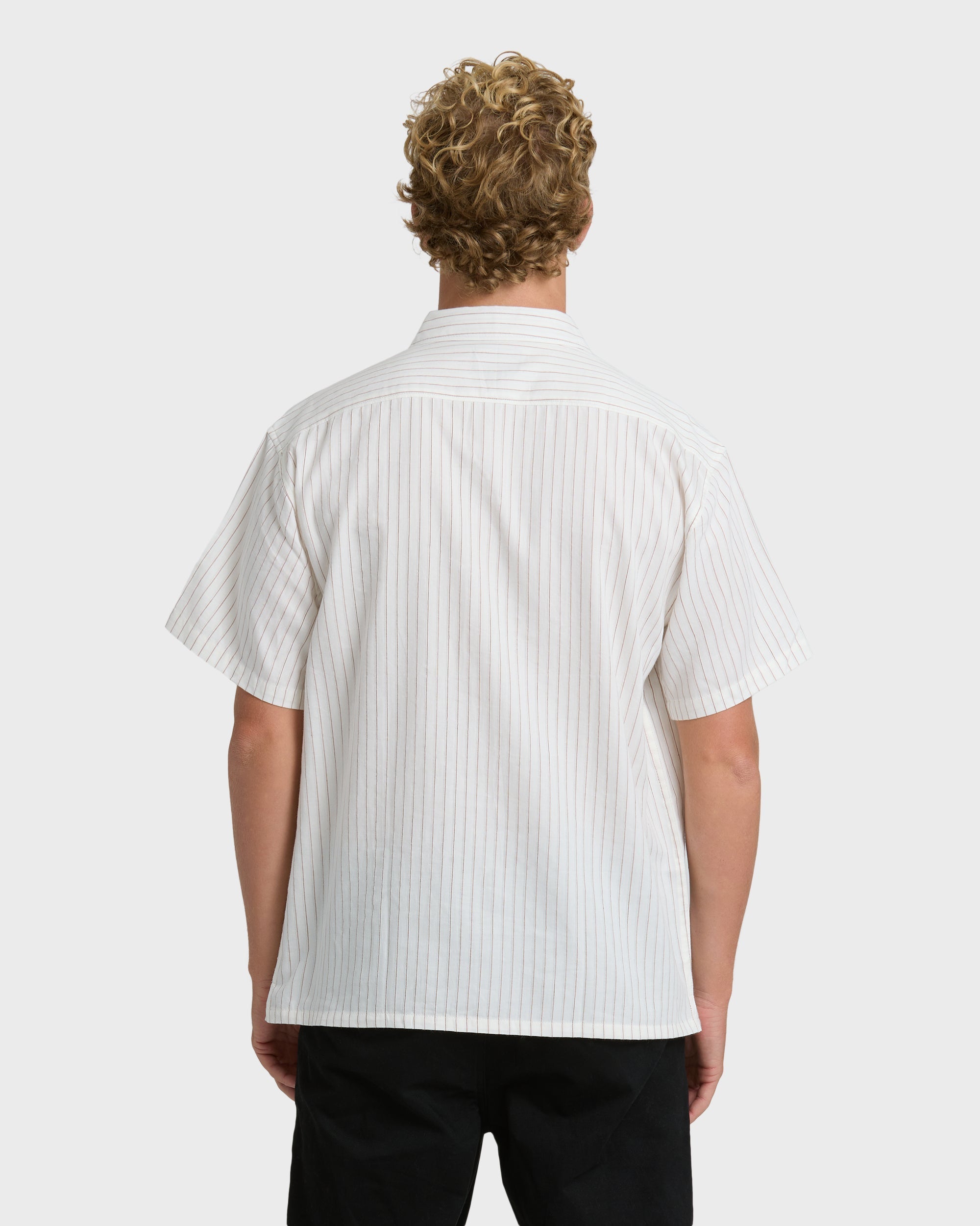 Billabong Bad Dog Short Sleeve Woven Shirt - Off White