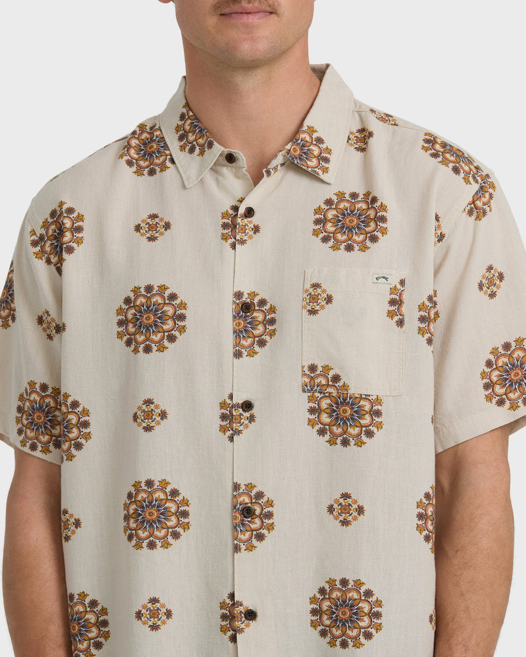 Billabong Cordoba Short Sleeve Shirt - Cream
