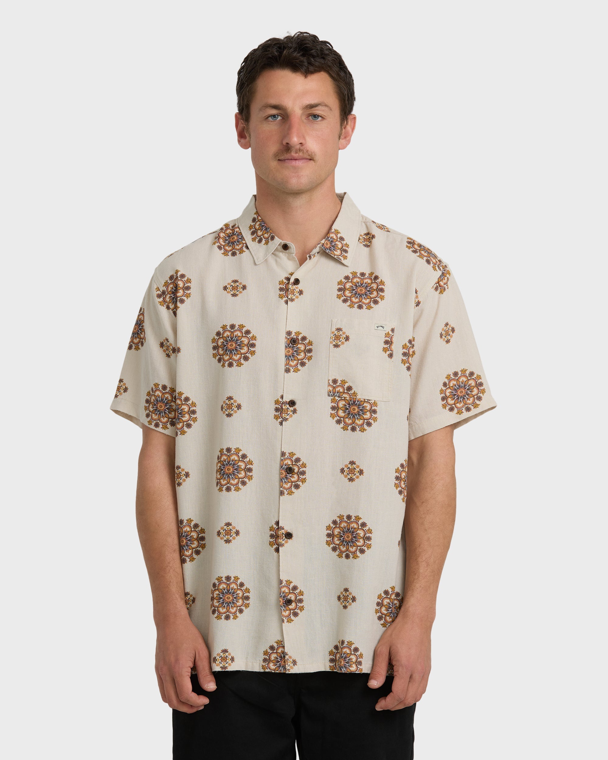 Billabong Cordoba Short Sleeve Shirt - Cream