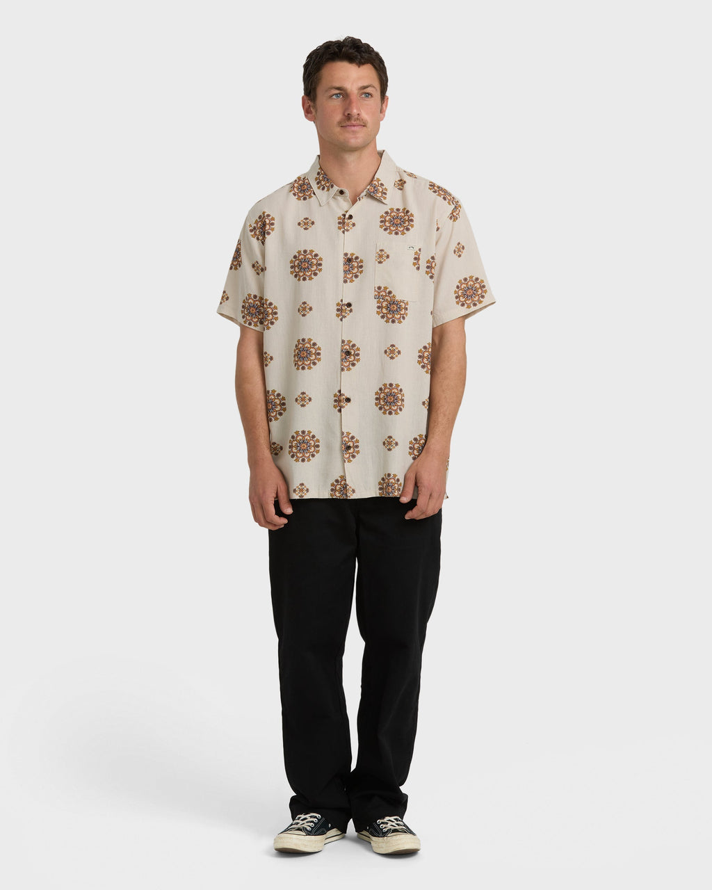 Billabong Cordoba Short Sleeve Shirt - Cream