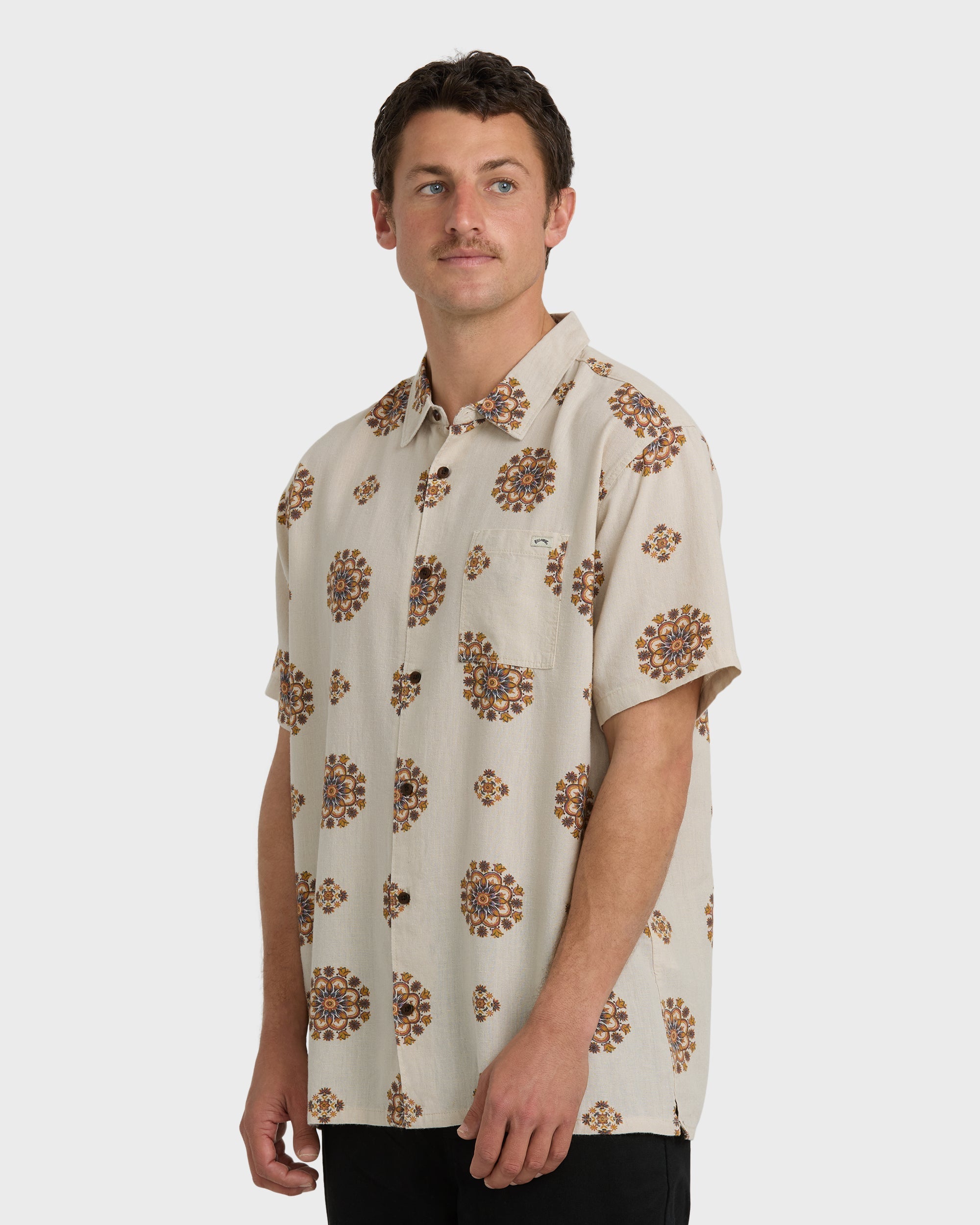 Billabong Cordoba Short Sleeve Shirt - Cream