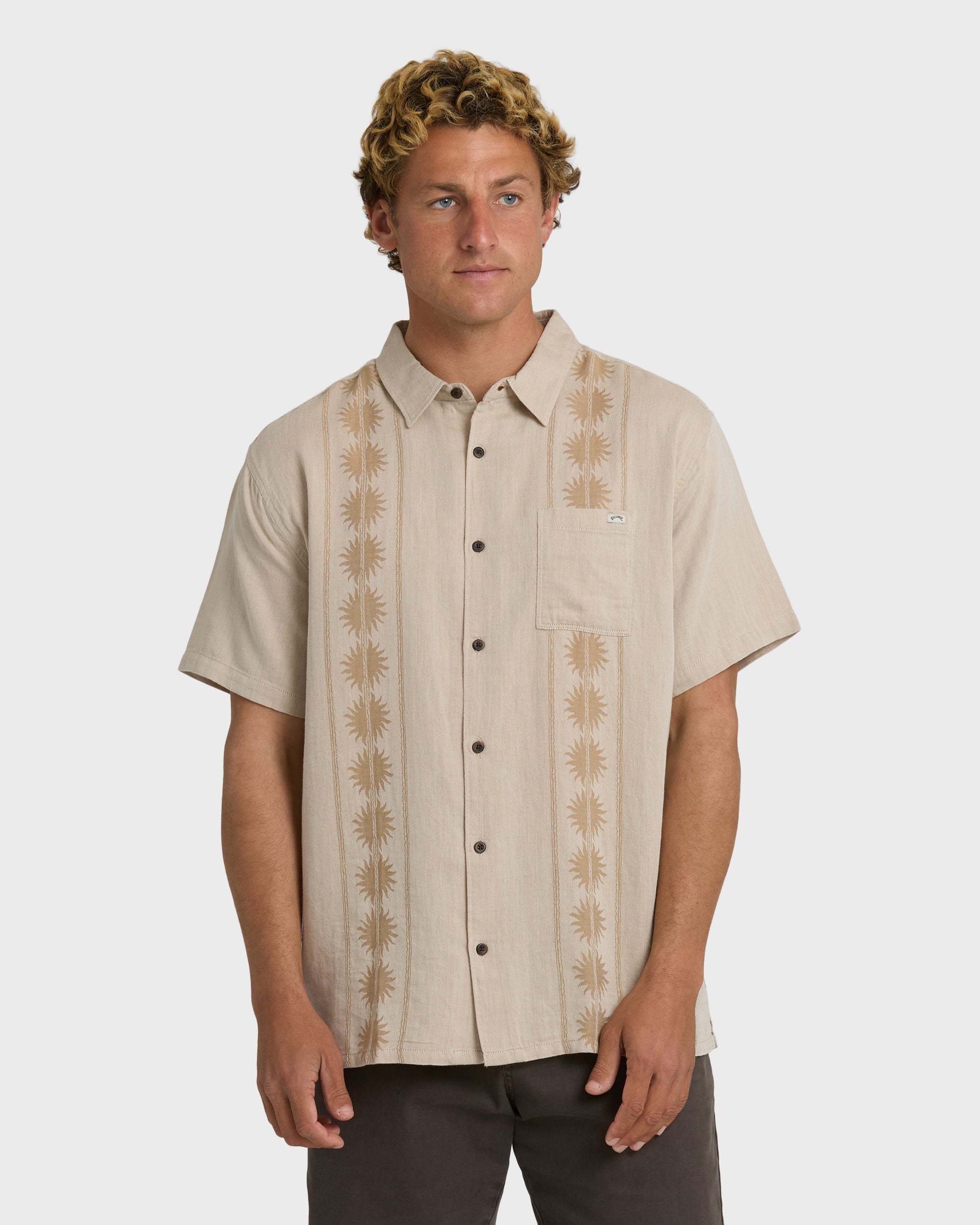 Billabong Cordoba Short Sleeve Shirt - Desert Khaki