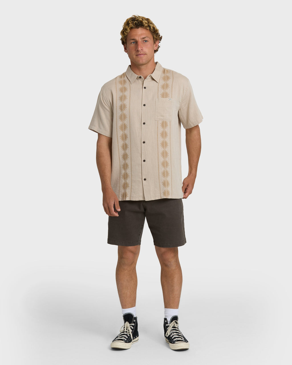 Billabong Cordoba Short Sleeve Shirt - Desert Khaki