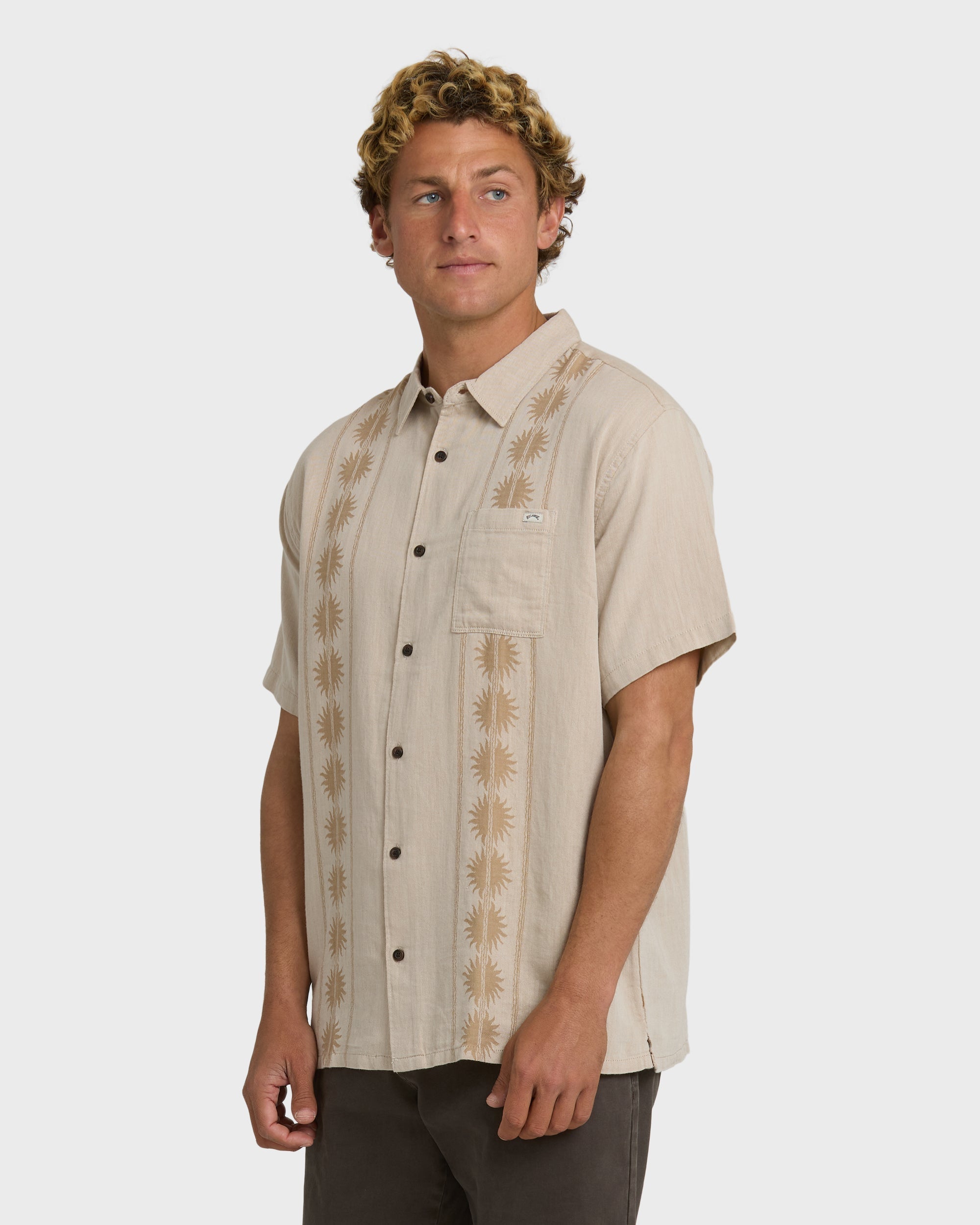 Billabong Cordoba Short Sleeve Shirt - Desert Khaki