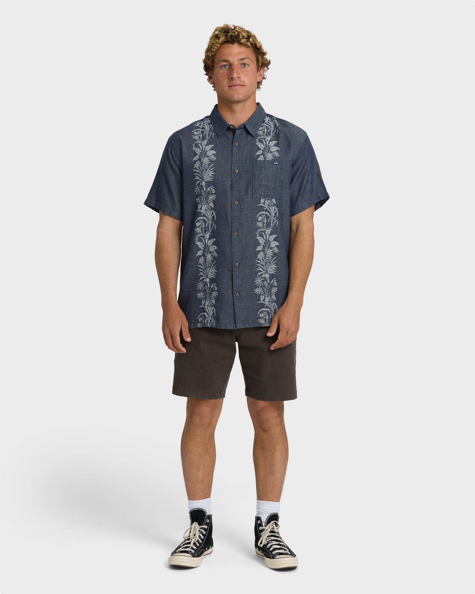 Billabong Cordoba Short Sleeve Shirt - Navy