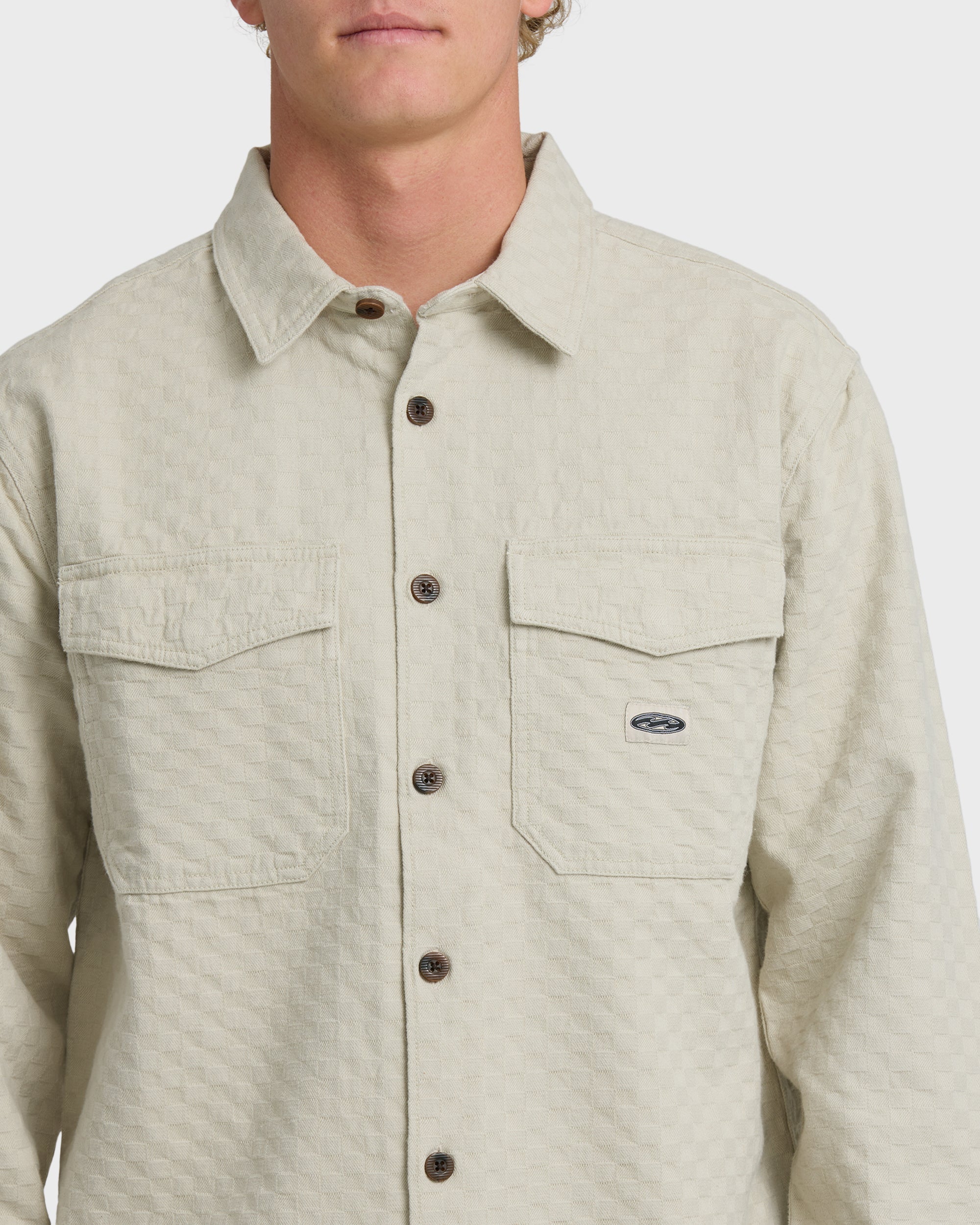 Billabong Bad Dog Long Sleeve Flannel Shirt - Chino