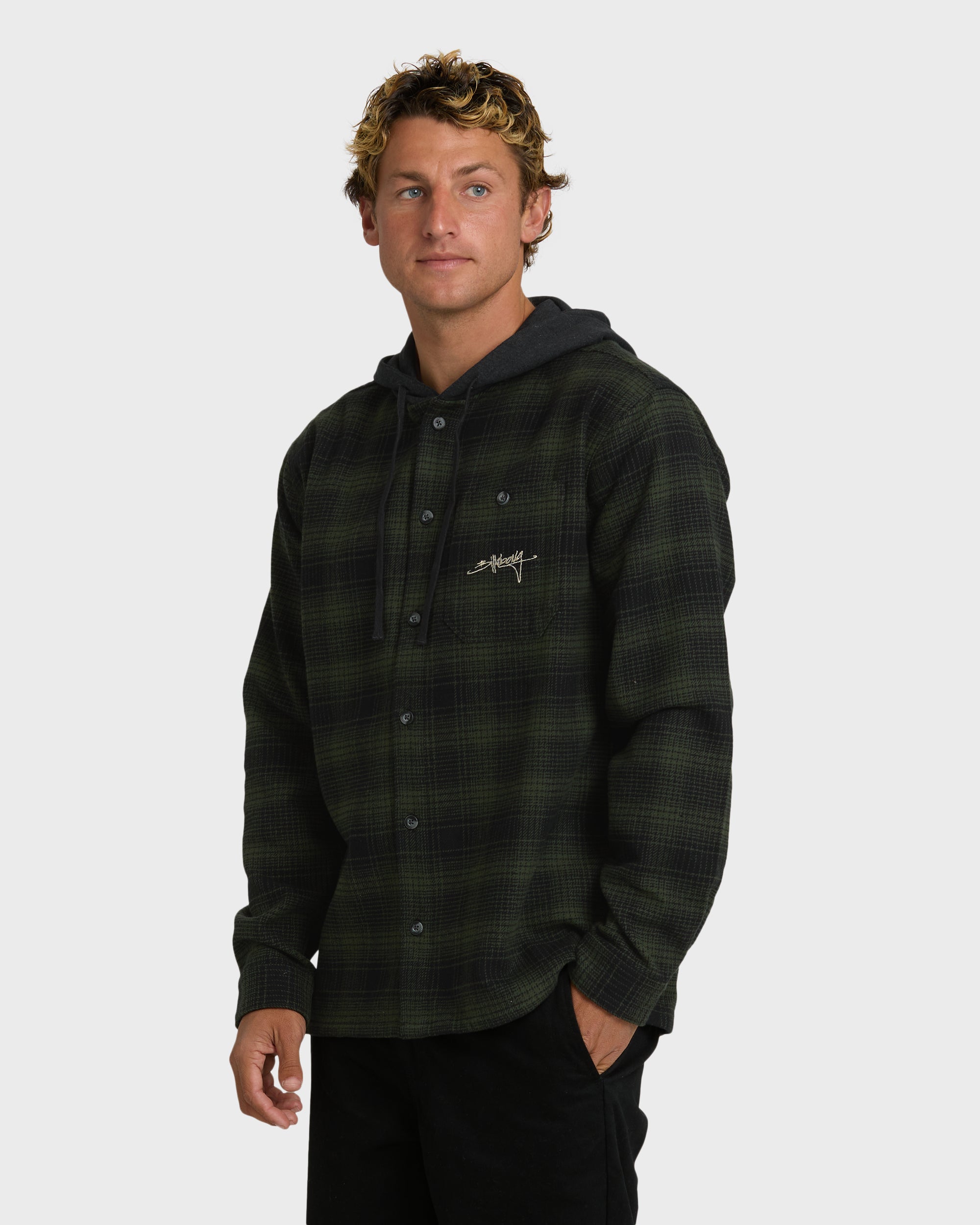 Billabong Baja Sur Flannel Shirt - Black