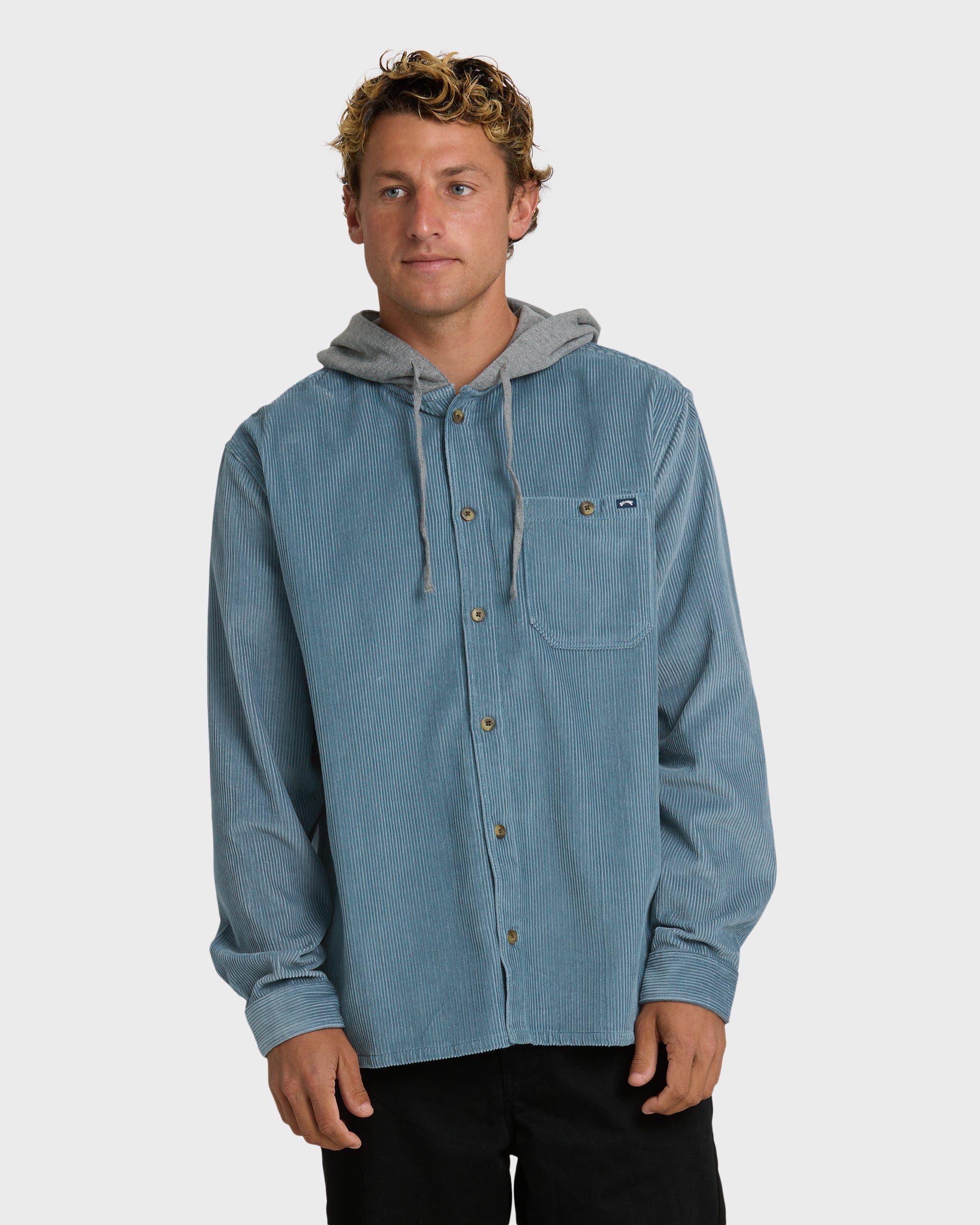 Billabong Baja Long Sleeve Shirt - Blue Fog