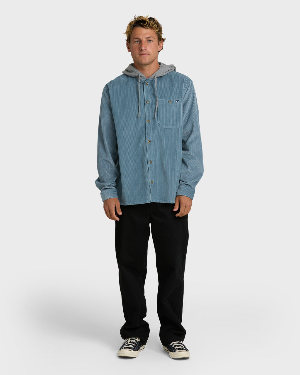 Billabong Baja Long Sleeve Shirt - Blue Fog