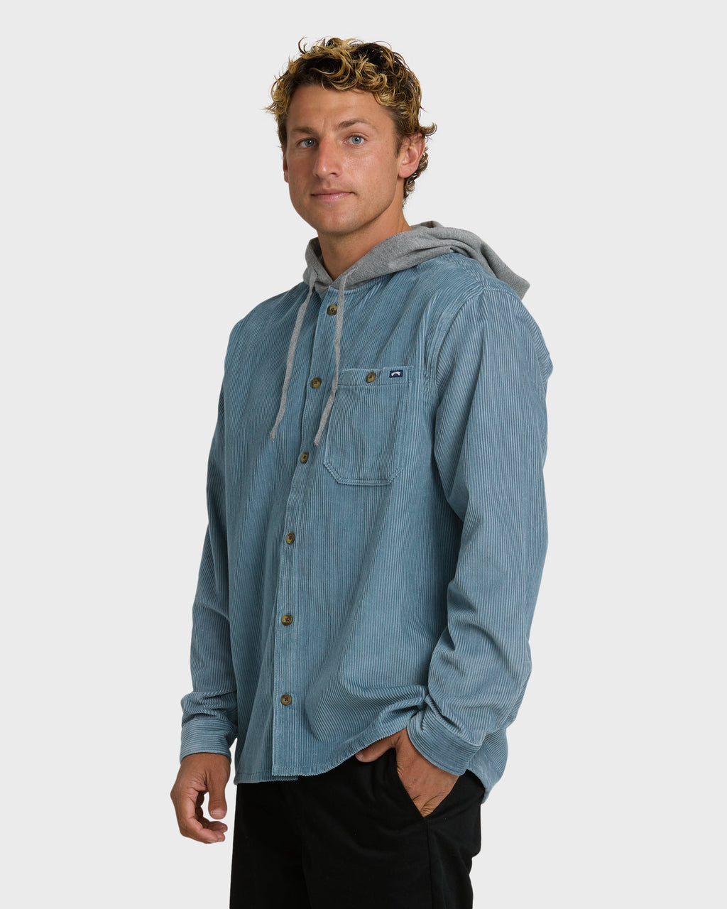 Billabong Baja Long Sleeve Shirt - Blue Fog