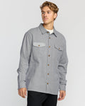 Billabong Austin Garage Long Sleeve Shirt - Stone Blue