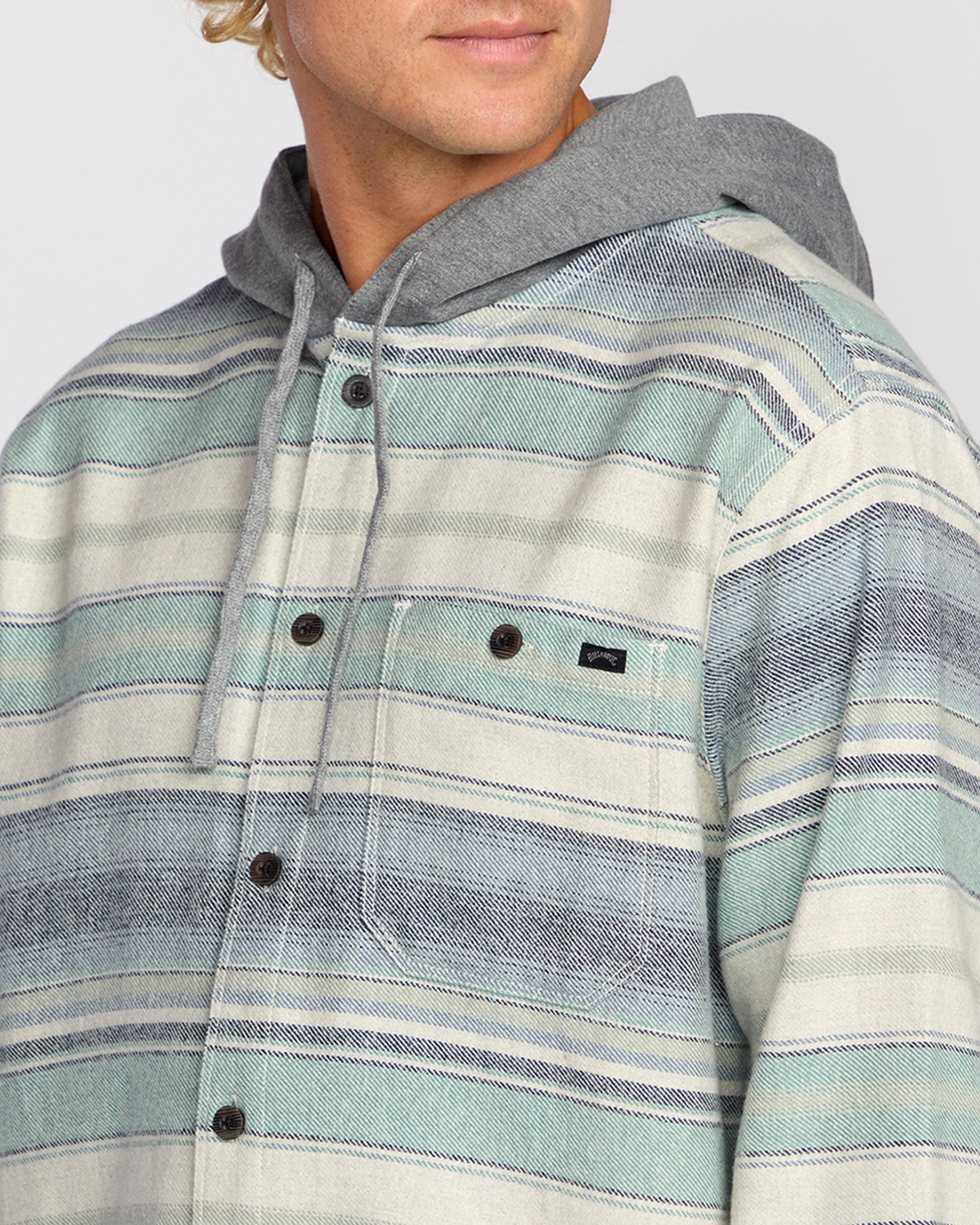 Billabong Baja Long Sleeve Flannel Shirt - Oatmeal