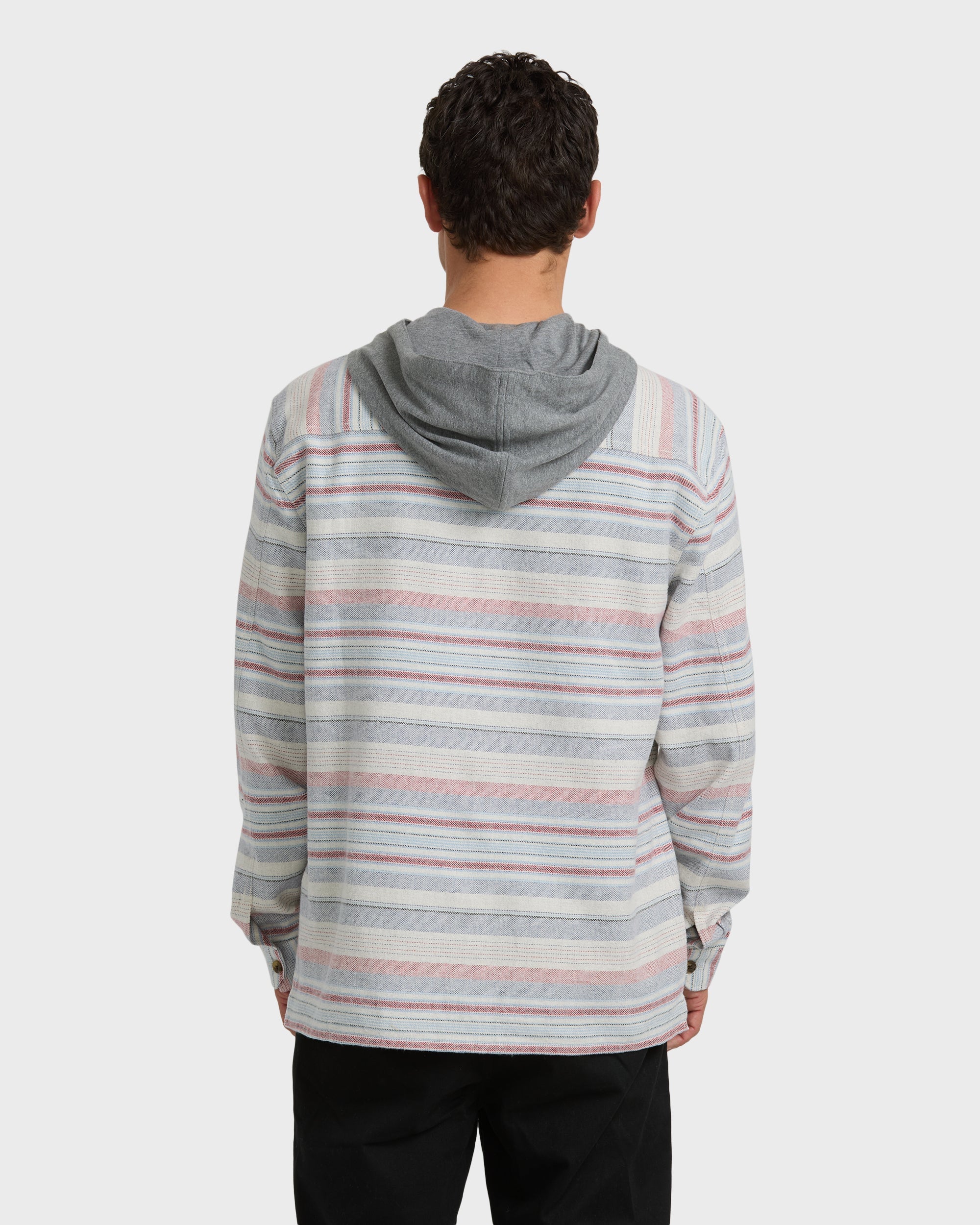 Billabong Baja Long Sleeve Flannel Shirt - Off White