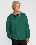Billabong Baja Long Sleeve Flannel Shirt - Sage Green