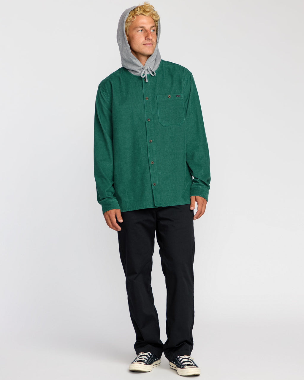 Billabong Baja Long Sleeve Flannel Shirt - Sage Green