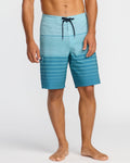 Billabong All Day Stripe Pro Performance 20 Boardshorts - Dusty Blue