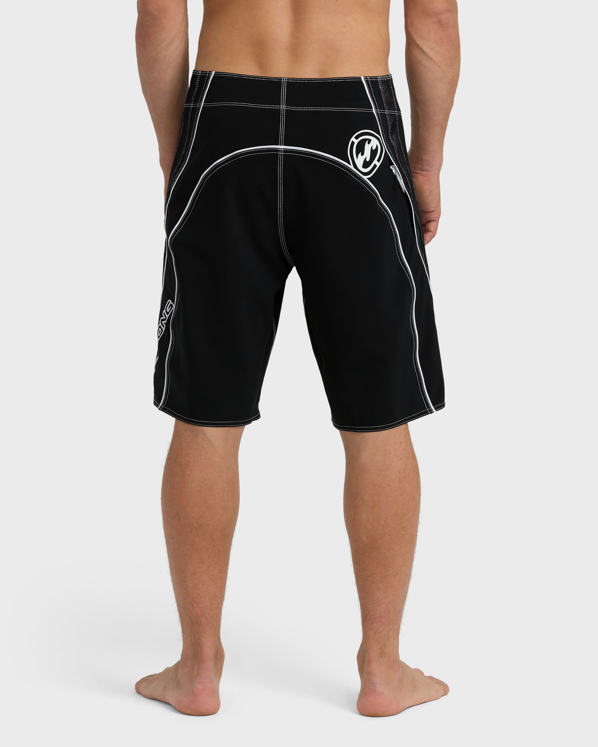 Billabong Fluid 2K Pro Performance 21 Boardshorts - Black White